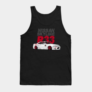 Skyline R33 (red) Tank Top